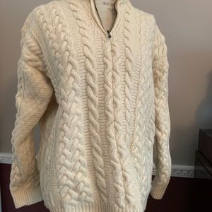Irish 100% merino wool sweater
